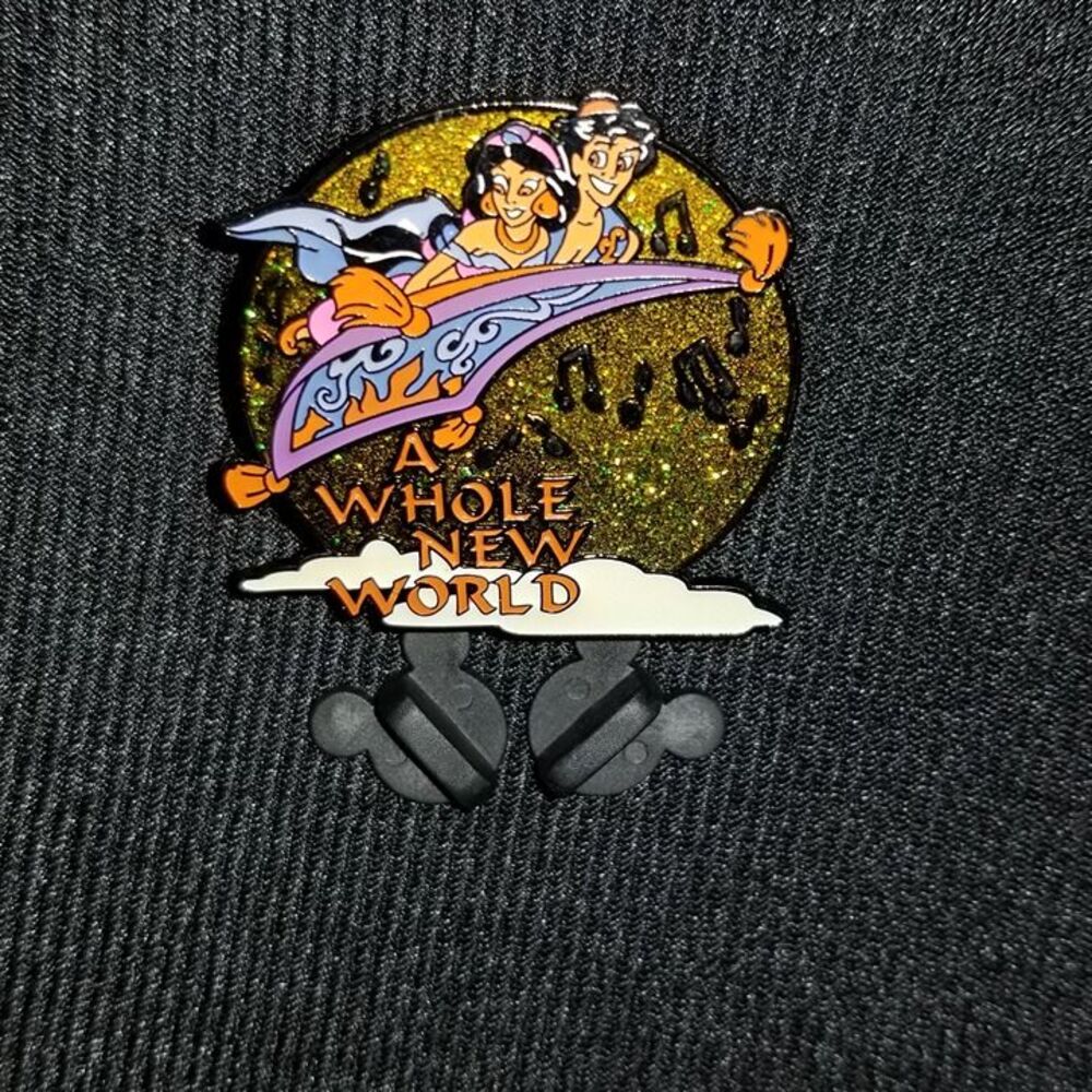 Disney Pin Aladdin Jasmine A Whole New World Musical Moments MMM Lime 41A 2002